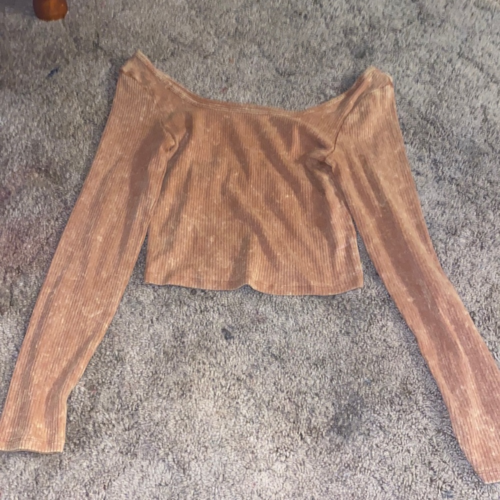 WildFable Girls sleeve crop top